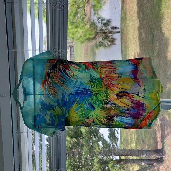 Leoma Lovegrove night shirt/ bch cover up size SM...NWOT - Picture 2 of 10